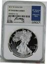 ڶ/ʼݾڽա ƥ    [̵] 2017 W $1 Silver Eagle NGC PF70 Ultra Cameo, Moy Signature. NGC VALUE IS $265.00