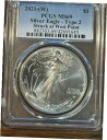 2021 (W) アメリカン シルバー イーグル T2 PCGS MS69 882303.69/42696452021 (W) AMERICAN SILVER EAGLE T2 PCGS MS69 882303.69/4269645(3)