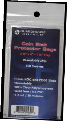 【極美品/品質保証書付】 アンティークコイン 硬貨 Graded Coin Slab Protector Bag Resealable PCGS, NGC, Premier, Ursae M. Elite 送料無料 oct-wr-011131-2083