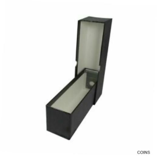 【極美品/品質保証書付】 アンティークコイン コイン 金貨 銀貨 送料無料 Black Cardboard Coin Slab Single Row Storage Boxes for NGC PCGS Other Slabs