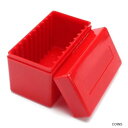 容量コイン収納ボックスホルダー赤いプラスチック PCGS NGC 販売高品質Capacity Coin Storage Box Holder Red Plast...