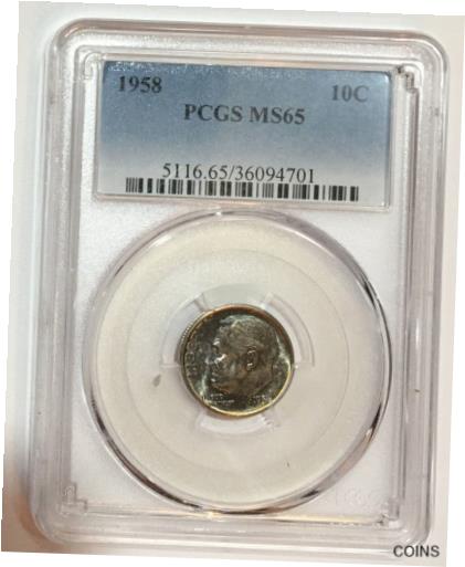 ڶ/ʼݾڽա ƥ    [̵] 1958 Silver Roosevelt Dime PCG...