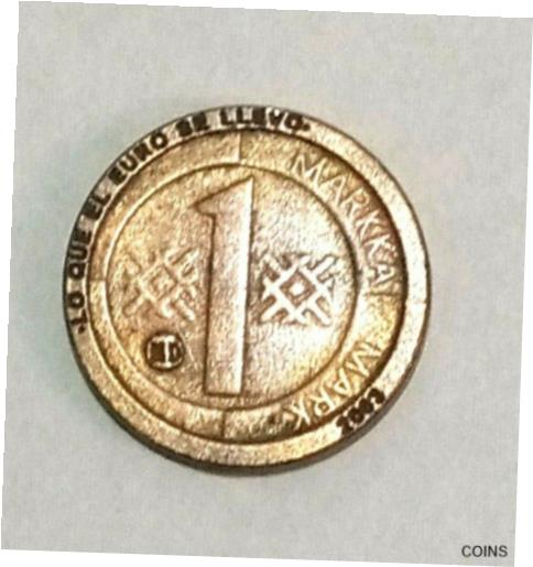 ڶ/ʼݾڽա ƥ    [̵] Finland Vintage Coins Finland 1 Mark Suomi 1996 Euro Coin Markkaa Tasavalta