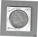  アンティークコイン コイン 金貨 銀貨  COIN 5 FRANCOS1873 LEOPOLDO II DA BELGICA DE SILVER