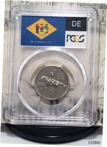 1999-S ステート ラベル クォーター - デラウェア州 - PCGS PR69DCAM - 素敵です!!!1999-S State Label Quarter - Delaware - PCGS PR69DCAM - Nice!!!