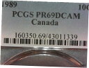 1989 カナダ PCGS PR69DCAM 10c。コイン KM# 77 プライスドロップセール!!!1989 CANADA PCGS PR69DCAM 10...