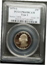 1979-S ワシントン クォーター タイプ 1 プルーフ - PCGS PR 69 DCAM 充填 S1979-S Washington Quarter Type 1 Proof - PCGS PR 69 DCAM Filled S(3)