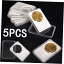 ڶ/ʼݾڽա ƥ    [̵] 5pcs Coin Slab Holder For Grade NGC PCGS Display Storage Box Case Protector 30mm