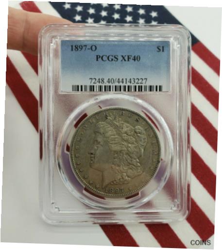 yɔi/iۏ؏tz AeB[NRC  1897 O PCGS XF40 Morgan Dollar Silver Coin $1 One Liberty Round Eagle Bullion [] #sct-wr-011132-2280