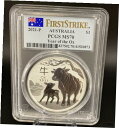 yɔi/iۏ؏tz AeB[NRC RC   [] 2021-P AUSTRALIAN $1 YEAR OF THE OX 1oz SILVER PCGS MS70 FIRST STRIKE