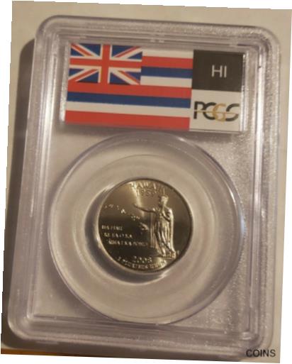 yɔi/iۏ؏tz AeB[NRC RC   [] 2008-P State Flag Label Hawaii State Quarter PCGS MS67