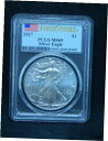 2017 PCGS MS69 .999 1oz シルバー イーグル ファースト ストライク2017 PCGS MS69 .999 1oz Silver Eagle First Strike(3)