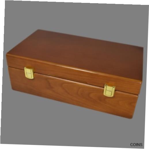 楽天金銀プラチナ　ワールドリソース【極美品/品質保証書付】 アンティークコイン コイン 金貨 銀貨 [送料無料] Wood Box Teak 50 Certified or Certified Style Coin PCGS NGC ANACS Premier Elite