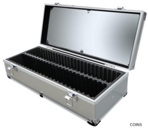 【極美品/品質保証書付】 アンティークコイン 硬貨 Aluminum Storage Box for 50 Universal Coin Slab Holders PCGS [送料無料] #oct-wr-011132-5516