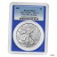 ڶ/ʼݾڽա ƥ  2021 $1 Type 2 American Silver Eagle PCGS MS70 FDOI Blue Label Blue Frame [̵] #sot-wr-011145-2232