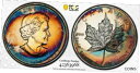 yɔi/iۏ؏tz AeB[NRC RC   [] 2011 PCGS MS64 RAINBOW TONED Maple Leaf Silver 1 oz Canada $5 Item #30538A