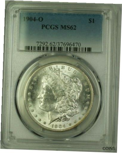 yɔi/iۏ؏tz AeB[NRC  1904-O Morgan Silver Dollar $1 Coin PCGS MS-62 (Better Coin) (18) C [] #sct-wr-011145-4900