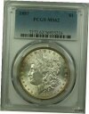 yɔi/iۏ؏tz AeB[NRC  1887 Morgan Silver Dollar $1 Coin PCGS MS-62 Toned Reverse (20) (D) [] #sct-wr-011145-5238