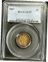 yɔi/iۏ؏tz AeB[NRC RC   [] 1863 US 1C INDIAN HEAD CENT COPPER NICKEL COIN PCGS ABOUT UNCIRCULATED 53