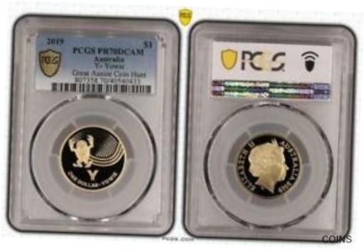 ڶ/ʼݾڽա ƥ    [̵] 2019 Great Coin Hunt Yowie $1 Proof PCGS PR70DCAM Equal Top Pop #0433