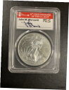 2017 PCGS MS70 シルバー イーグル FDOI メルカンティ サイン入りレッド ブリッジ ラベル2017 PCGS MS70 Silver Eagl...