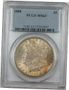 yɔi/iۏ؏tz AeB[NRC RC   [] 1888 Morgan Silver Dollar $1 Coin PCGS MS-63 Toned (BR-21 G)