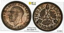 1928 年 イギリス 3 ペンス シルバー ワールド コイン PCGS MS63 POP 2/1 カラフル1928 Great Britain 3 Pence...