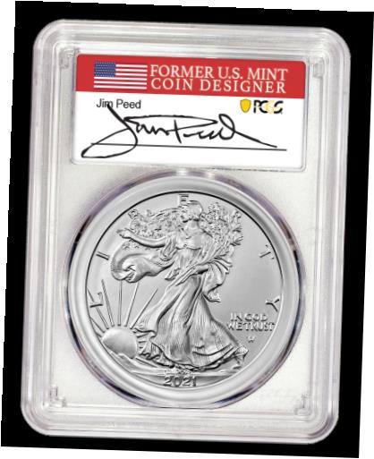 yɔi/iۏ؏tz AeB[NRC RC   [] 2021 Silver Eagle Type 2 PCGS MS 70 FDOI - Peed