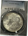 【極美品/品質保証書付】 アンティークコイン コイン 金貨 銀貨 送料無料 1887 Morgan dollar, PCGS MS64, original Nice white coin Really Superb.