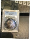 1992 アメリカン シルバー イーグル PCGS MS68 MS-68 素晴らしい両面レインボー トーン1992 American Silver Eagle PCGS MS68 MS-68 Amazing 2-Sided Rainbow Toned(3)
