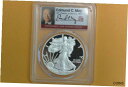 2016-W シルバー イーグル PCGS PR70 DCAM 30 文字エッジ 1 日目 エドマンド モイ 1/3002016-W SILVER EAGLE ...