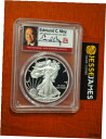 2016 W プルーフ シルバー イーグル PCGS PR70 DCAM MOY 署名済み 初日発行 300 FDI のうち 1 件2016 W PROOF S...