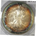 yɔi/iۏ؏tz AeB[NRC RC   [] 2000 Silver Eagle PCGS MS67 Great Rim Toning Certified AH393