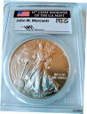 2015-W バーニッシュシルバー イーグル PCGS SP70 FDOI フィラデルフィア メルカンティ シグネチャー2015-W BURNISHED SILVER EAGLE PCGS SP70 FDOI Philadelphia Mercanti Signature(3)