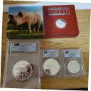 2019 3コインセット PCGS PR70DCAM 亥年2019 3 Coin Set PCGS PR70DCAM Year Of The Pig