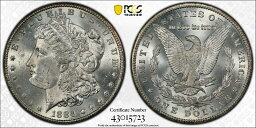 【極美品/品質保証書付】 アンティークコイン コイン 金貨 銀貨 [送料無料] PCGS MS63 1884-CC Morgan Silver Dollar $1 Coin