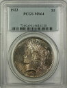 1923 シルバー ピース ダラー 1 ドル コイン PCGS MS-64 ヘビー トーン ベリー チョイス BU1923 Silver Peace Dollar $1 Coin PCGS MS-64 Heavily Toned Very Choice BU