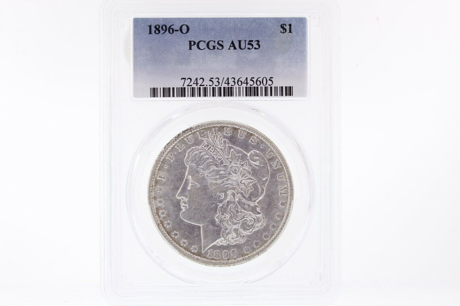 yɔi/iۏ؏tz AeB[NRC RC   [] 1896-O Morgan Silver Dollar Coin -PCGS AU53