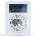  アンティークコイン コイン 金貨 銀貨  Armenia 100 dram Armenian Red Book Caucasus Grey Bear PR70 PCGS silver coin 2006