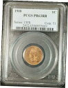1908 インディアン ヘッド セント プルーフ PCGS PF63 RB 2412.63/60053669 絶妙なコイン レア1908 Indian Head Cent Proof PCGS PF63 RB 2412.63/60053669 Exquisite Coin Rare(3)