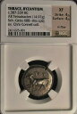  アンティークコイン コイン 金貨 銀貨  Thrace, Byzantium Cow Tetradrachm NGC XF Ancient Silver Coin RARE!