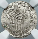 1684 大司教トリアー ドイツ諸州 ORSBECK シルバー 4 フェニヒ コイン NGC i888701684 ARCHBISHOPRIC TRIER German States ORSBECK Silver 4 Pfennig Coin NGC i88870