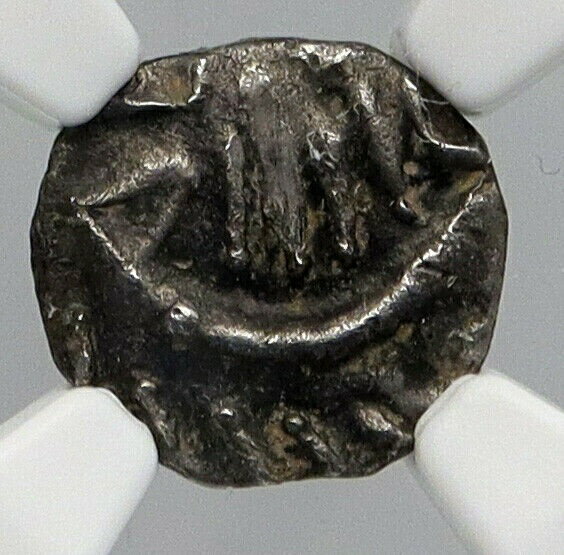  アンティークコイン 銀貨 690-715AD ANGLO-SAXON Frisia Continental Silver Sceatt Coin of REDBAD NGC i90649  #sct-wr-011201-16970