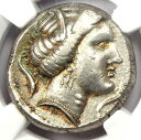 シチリア リリバイオン AR テトラドラクマ タニット コイン 350-300 BC - 認定 NGC AUSicily Lilybaion AR Tetrad...