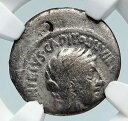 【極美品/品質保証書付】 アンティークコイン コイン 金貨 銀貨 送料無料 Roman Republic 55BC Rome VILLA PUBLICA Ancient Silver Coin CONCORDIA NGC i89485