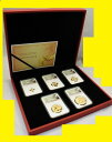 2016 中国ゴールド + シルバー パンダ プレステージ 6 コイン セット NGC MS 70 初回リリース レア2016 CHINA GOLD+SILVER PANDA PRESTIGE 6 COINS SET NGC MS 70 FIRST RELEASES RARE