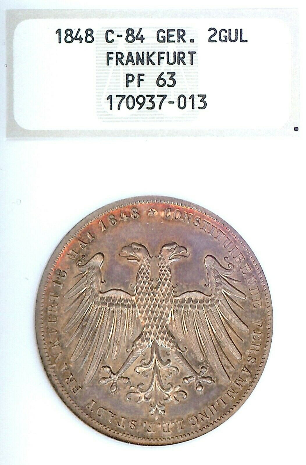 ڶ/ʼݾڽա ƥ    [̵] German States Frankfurt 1848 T...