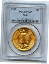 yɔi/iۏ؏tz AeB[NRC  1907 Double Eagle Gold $20 Saint Gaudens Coin PCGS MS 63, Pretty Color [] #gct-wr-011201-2942