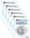 【極美品/品質保証書付】 アンティークコイン 硬貨 2021 Morgan and Peace Dollar 100th Anniv 6 Coin Set PCGS MS70 First Day of Issue [送料無料] #oct-wr-011201-3