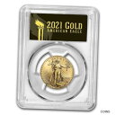 2021 1/2オンス アメリカンゴールドイーグル MS-70 PCGS (FDI、ブラック、タイプ2)2021 1/2 oz American Gold Ea...
